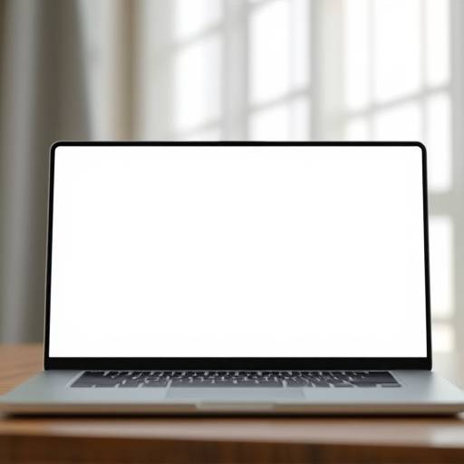 A laptop displaying an interface optimized for accessibility, ensuring inclusive online learning experiences.